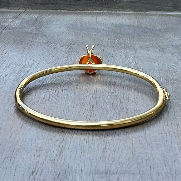 Kate Spade Gold ‘Unwanted Visitor’ Bangle Bracelet - Picture 3 of 12